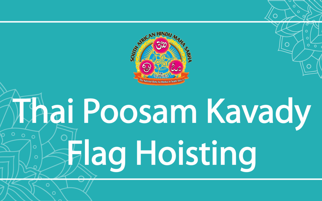 Thai Poosam Flag Hoisting