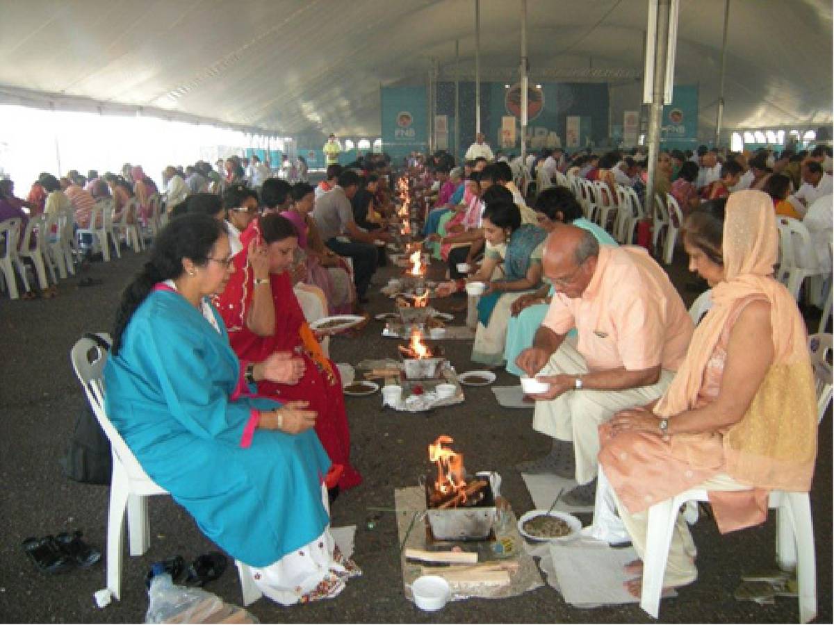 Scene from a community event